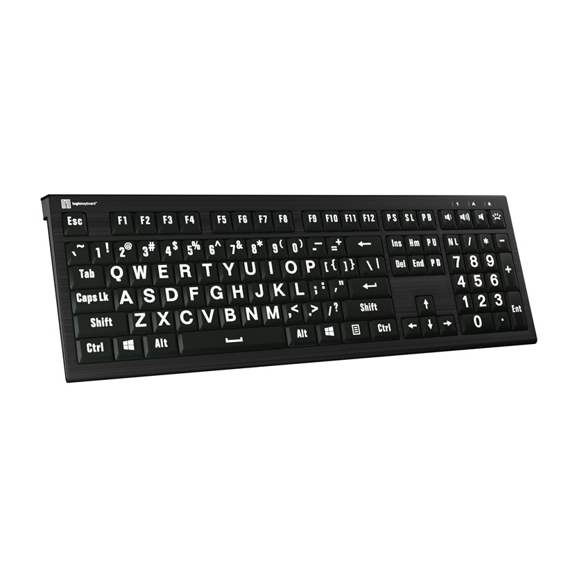 ASTRA 2 Large Print Backlit PC Keyboard – Accessibility Hardware